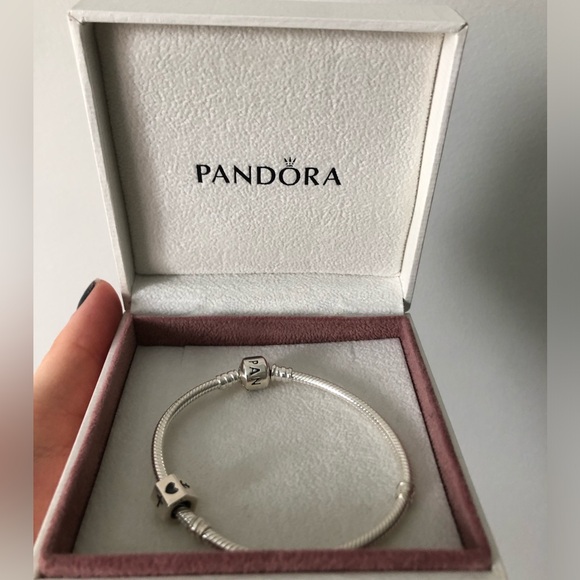 Authentic sterling silver 925- faith, hope, love-pandora charm - Picture 2 of 5